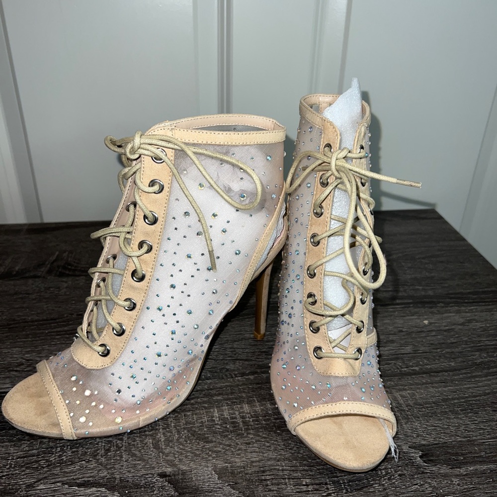 Rhinestone heels